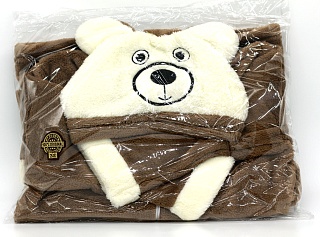 Халат медовый Лесной дружок - медвежонок 32 размер