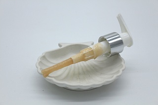 Оливково-лавровая эмульсия-шампунь для жирных волос Bint Al Vazir «Дочь визиря» с алеппской глиной и коричником