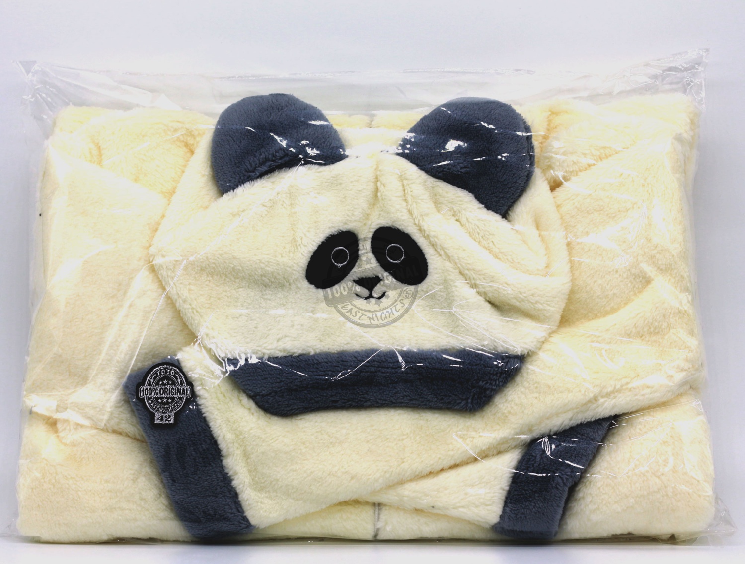 Халат серый "Теплые объятья панды" размер 42